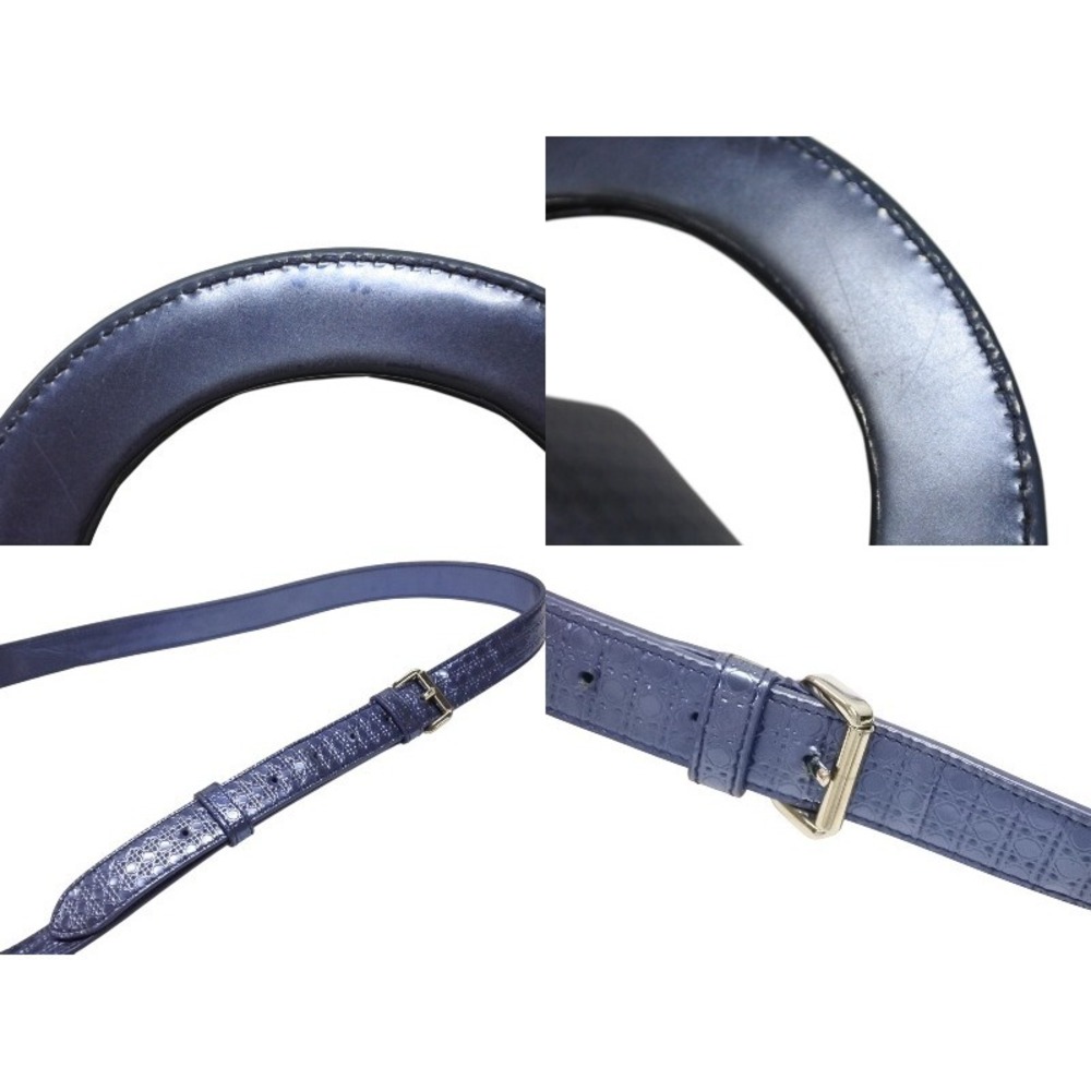 CHRISTIAN DIOR Lady Cannage metallic blue - Picture 6 of 10